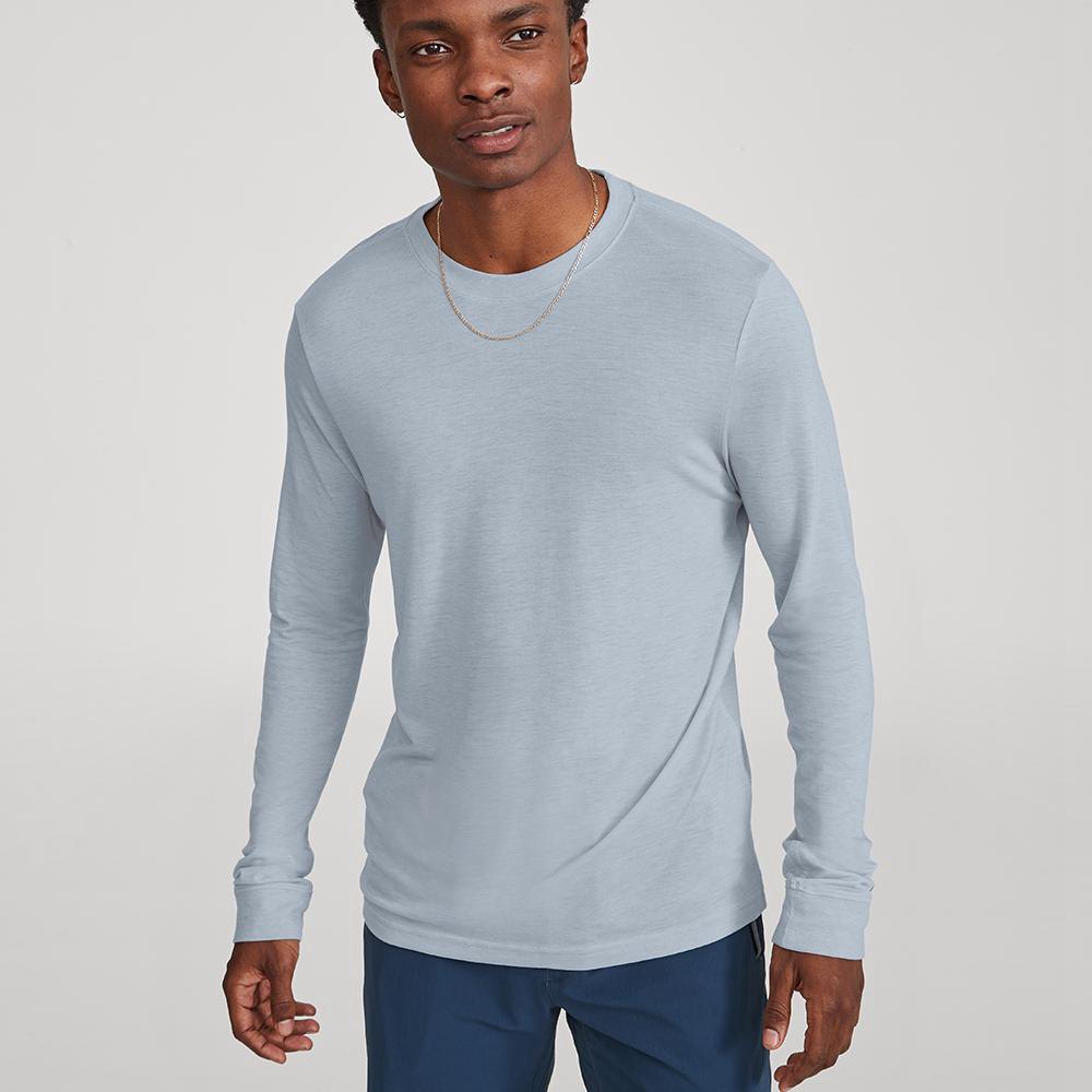 Allbirds Men\'s TrinoXO™ Long Sleeve - T-Shirt Grey - FCW609734